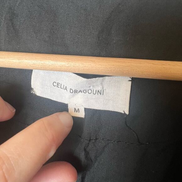 Celia Dragouni Embroidered Long-Sleeve Maxi Dress Medium - Picture 3 of 6